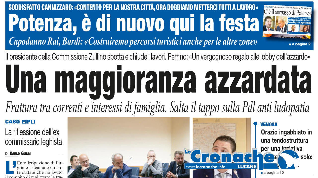 L'edizione del 1 novembre 2019