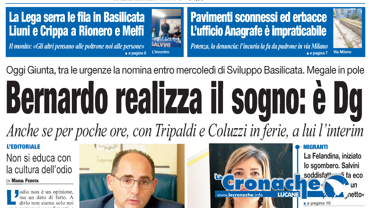 L'edizione del 29 agosto 2019