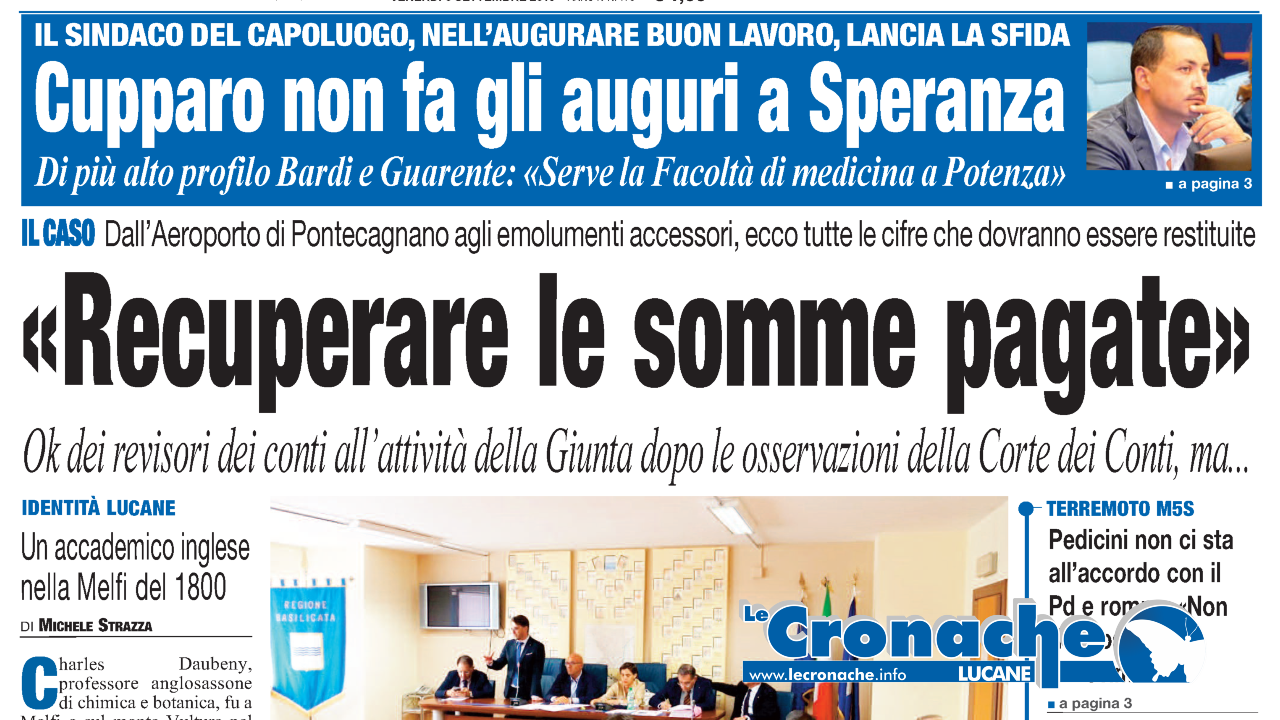 L'edizione del 6 settembre 2019