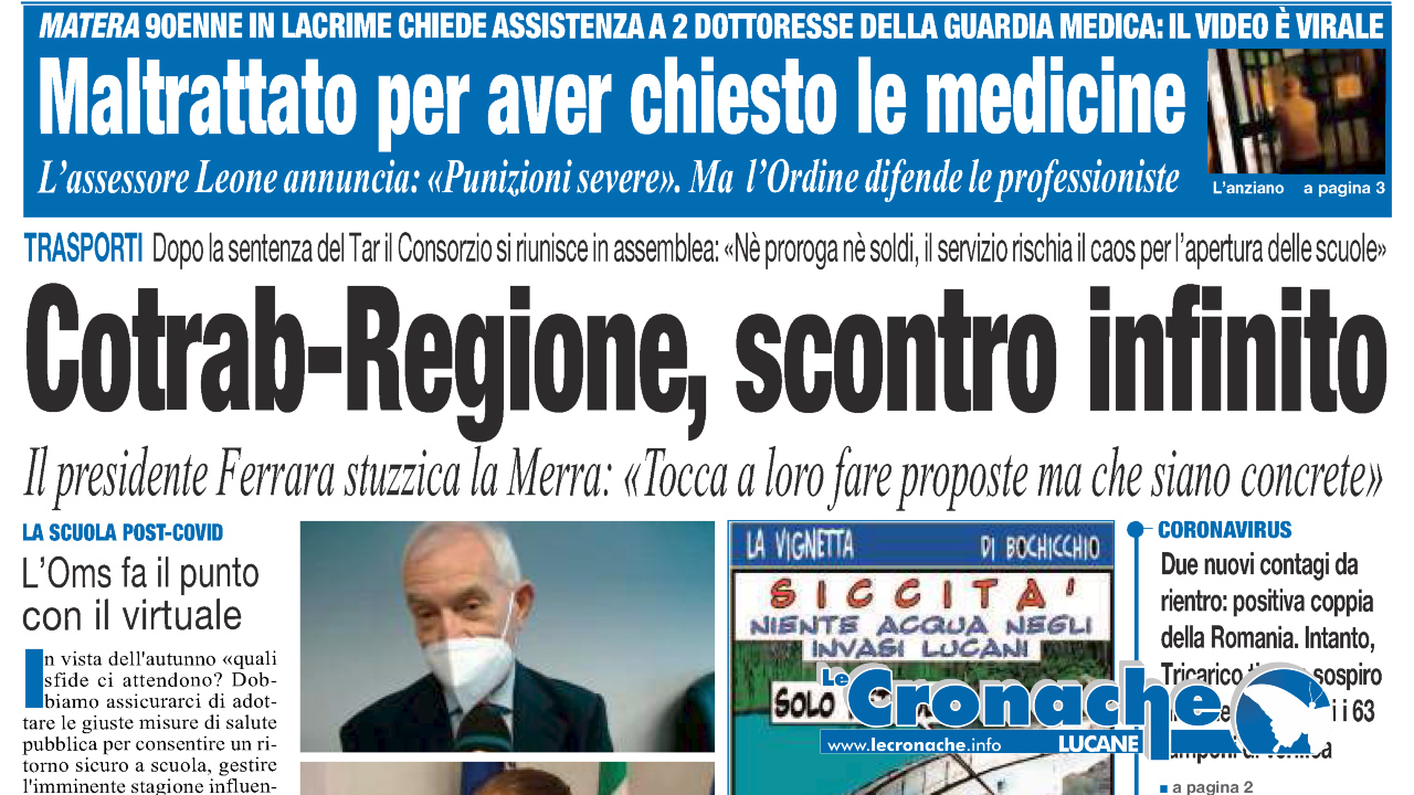 L'edizione del 21 agosto 2020