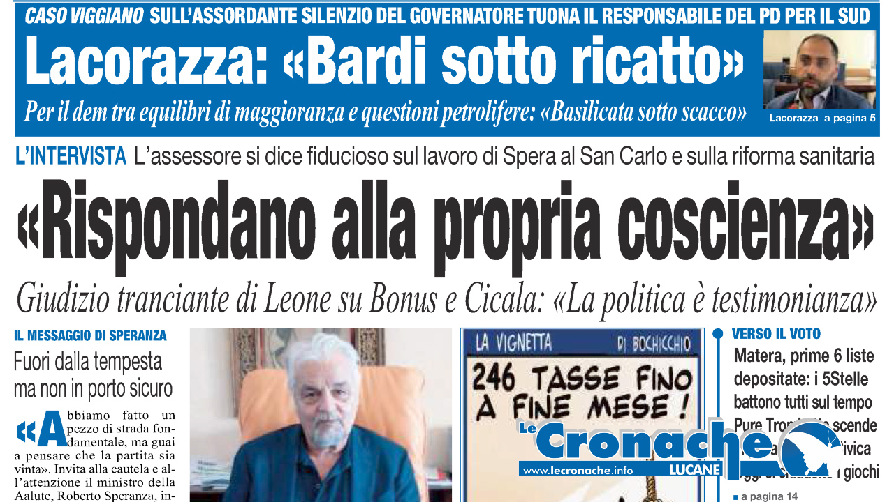 L'edizione del 22 agosto 2020